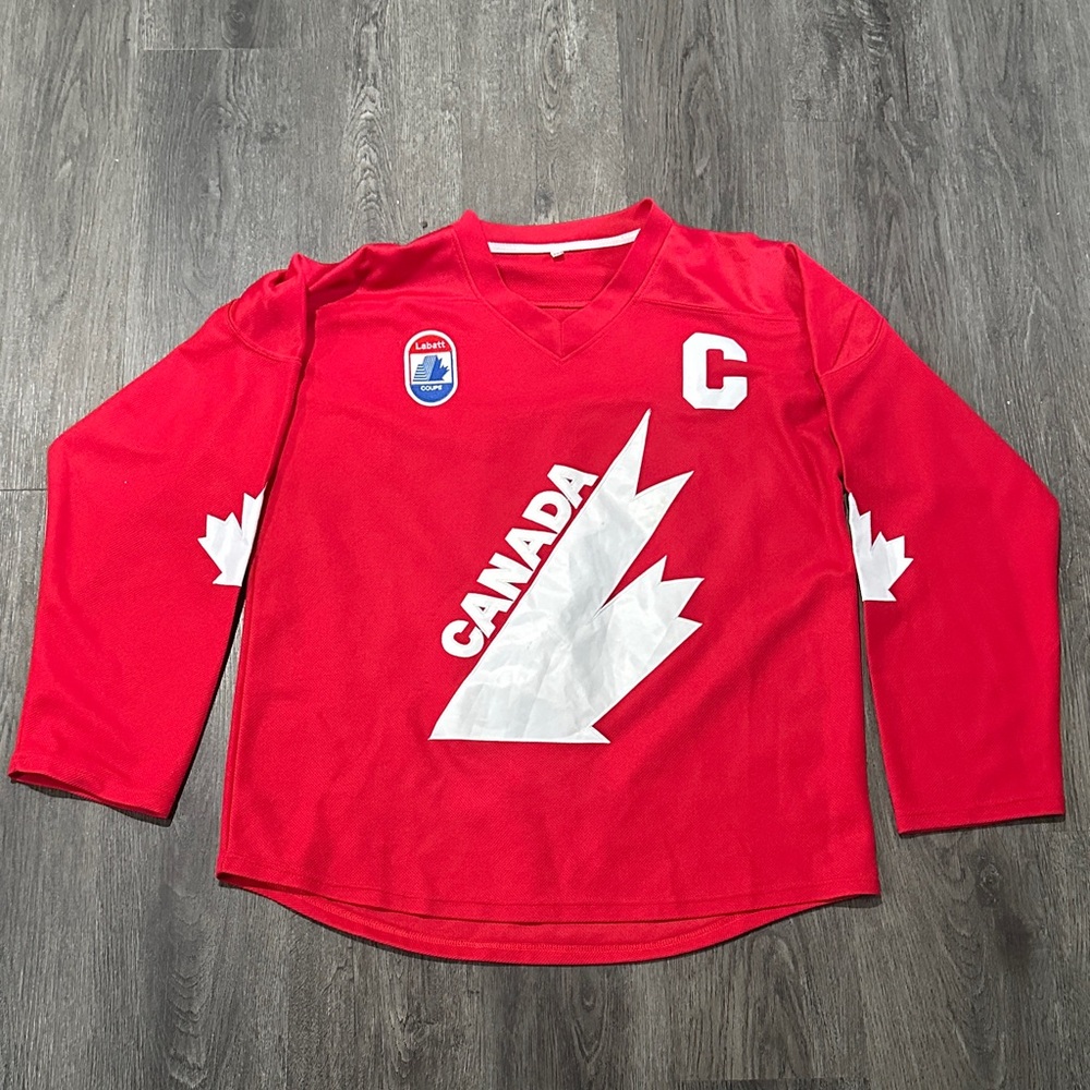 Canada Kids Red Hockey Jersey